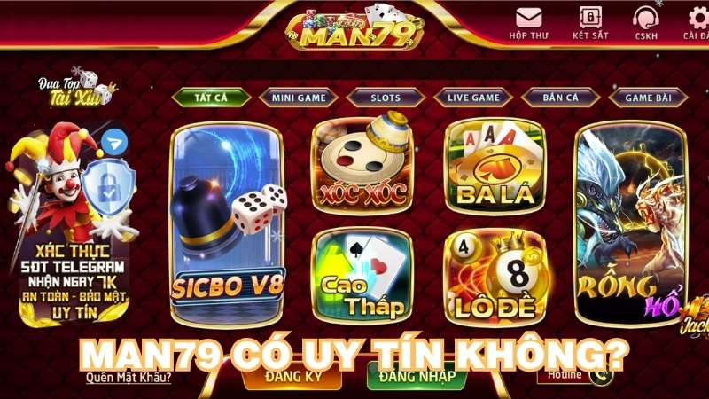 Giới thiệu đôi nét về cổng game bài Man79