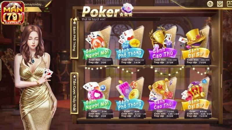 Lý do bet thủ nên tham gia chơi game bài poker Man79